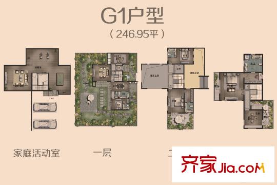九間堂山居四期朝南G1戶型 6室2廳4衛(wèi)1廚