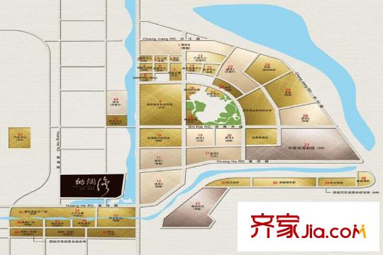 南都?納瀾灣區(qū)位圖