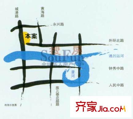 高迪晶城交通圖
