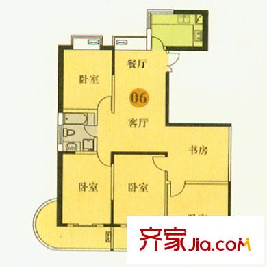 盛薈A-01/06 5室2廳1衛(wèi)1廚
