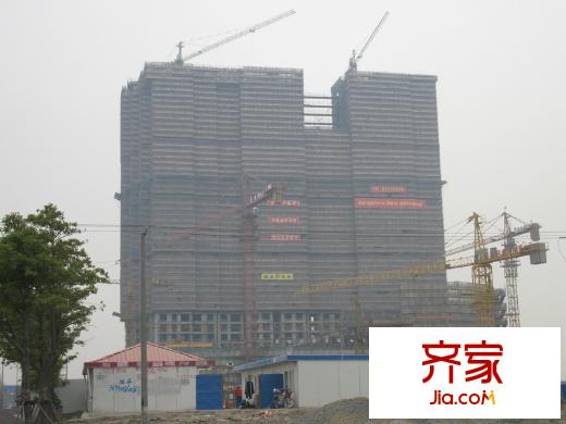 潤華國際中心住宅樓施工進度（2011.04.14）