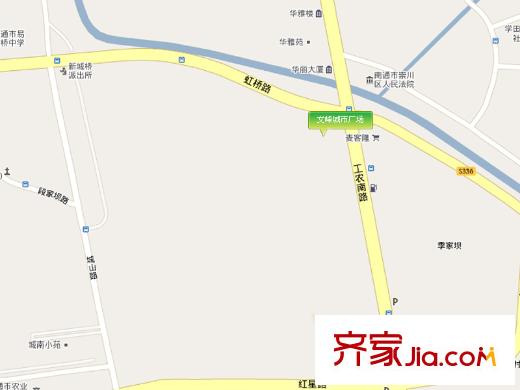 文峰城市廣場(chǎng)區(qū)位圖