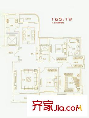 文峰城市廣場(chǎng)文景嘉苑9#10#A戶型 3室2廳2衛(wèi)1廚