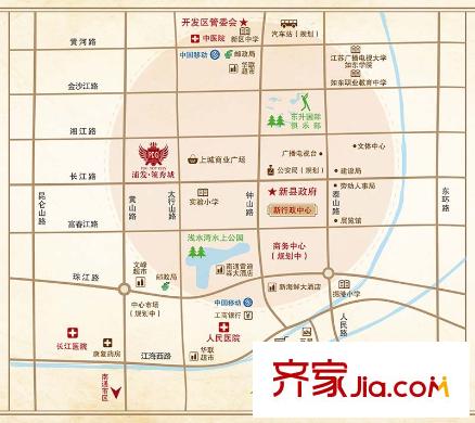 浦發(fā)領(lǐng)秀城區(qū)位圖