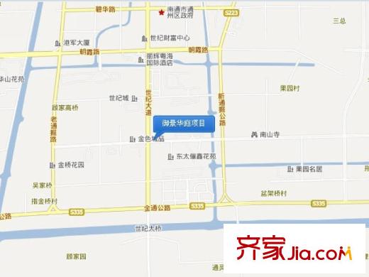 御景華庭交通圖