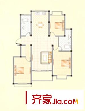 金和家園H(電梯多層) 3室2廳2衛(wèi)1廚