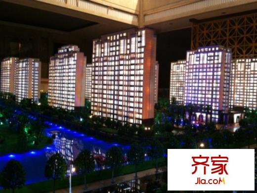 昌和水岸花城售樓處沙盤實景（2013.01.31）