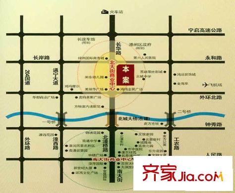尚海城區(qū)位圖