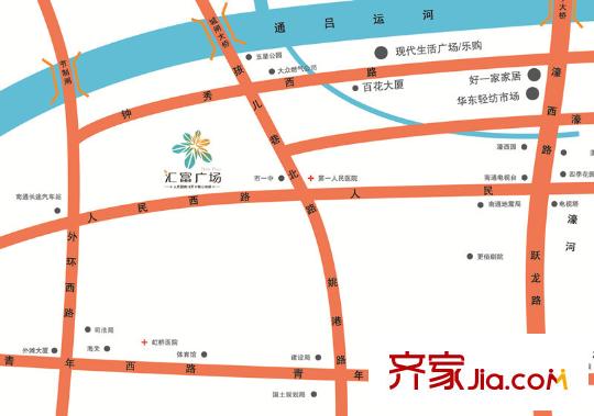 匯富廣場(chǎng)區(qū)位圖