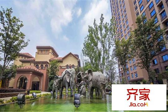 華強(qiáng)城公園1號(hào)小區(qū)實(shí)景20141226