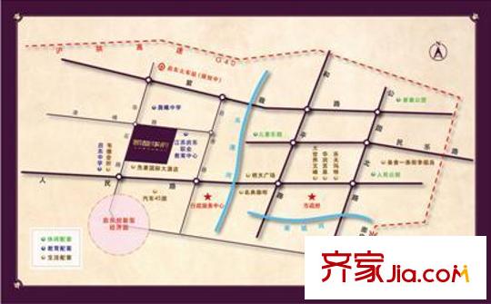 凱旋華府交通圖