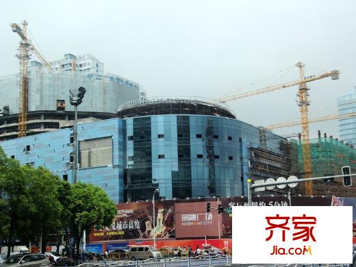 圓融廣場(chǎng)商業(yè)施工進(jìn)度（2014.7.21）