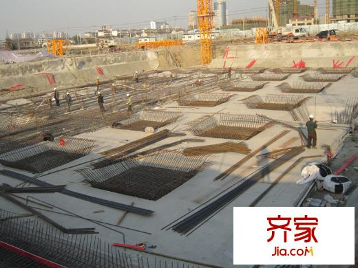 奧體新城一期項目施工進度實景（20111125）
