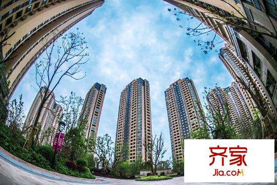 保利香檳國際小區(qū)內(nèi)部魚眼實景20150319