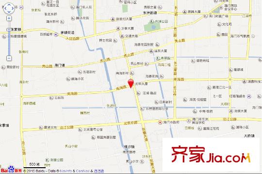 海門中南世紀錦城電子地圖