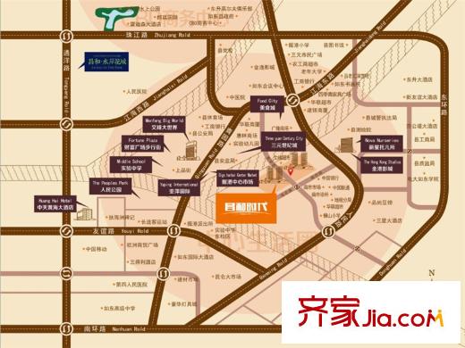 昌和時(shí)代區(qū)位圖