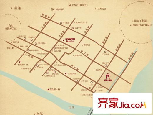 綠城玫瑰園交通圖