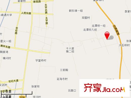 羅福宮交通示意圖