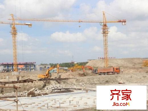 東方威尼斯項(xiàng)目施工現(xiàn)場（20110509）