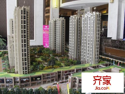 景誠中央公園沙盤實(shí)景（2014-06-30）