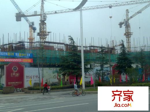 金石藍(lán)郡項(xiàng)目施工進(jìn)度實(shí)景（20111107）