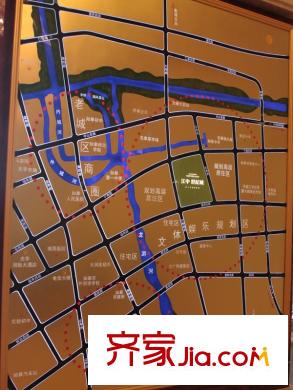 江中世紀(jì)城區(qū)位圖