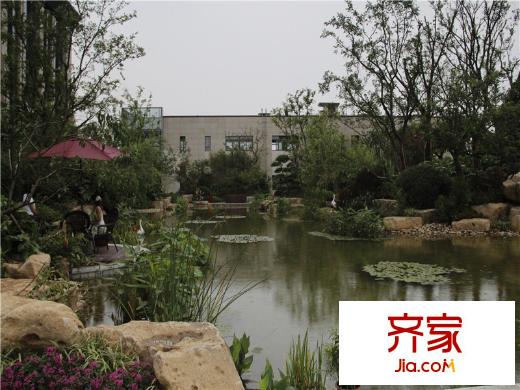 如皋雨潤廣場售樓處后面景觀（2014-07-16）