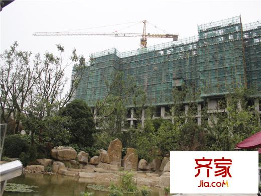 如皋雨潤廣場工程進度（2014-07-16）