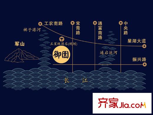順發(fā)御園區(qū)位圖