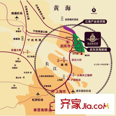 龍豪海景灣交通圖