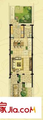 龍豪海景灣C戶型-地上一層 3室2廳3衛(wèi)1廚