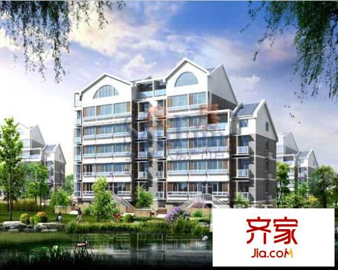 啟秀星河城外景圖 