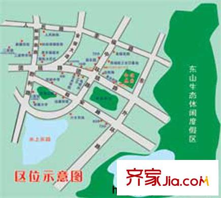 綠水如藍(lán)交通圖 2