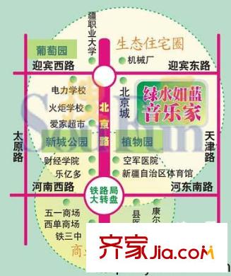 綠水如藍(lán)交通圖 