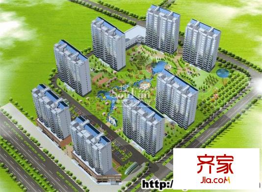 錦華名居外景圖 