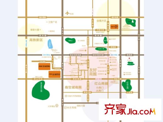 萬科金域國(guó)際交通圖小區(qū)區(qū)位圖