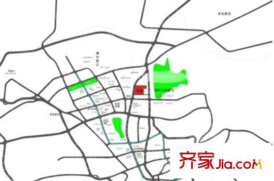 萬科金域華府交通圖