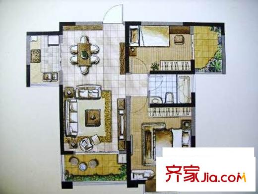 長江綠島  戶型圖