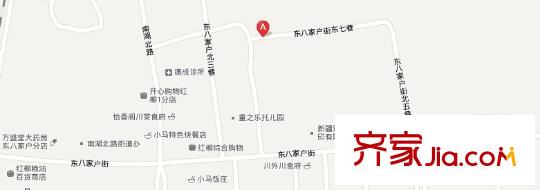 綠城?百合公寓三期交通圖