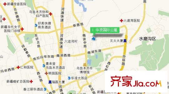 華凌公館交通圖
