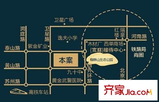 金科寬庭小區(qū)區(qū)位圖