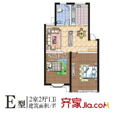 紅楊花園 戶型圖