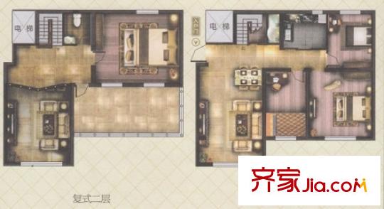 英澳錦繡苑戶型圖 4室2廳2衛(wèi)1廚