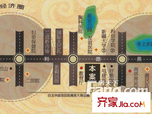 白玉華庭位置圖