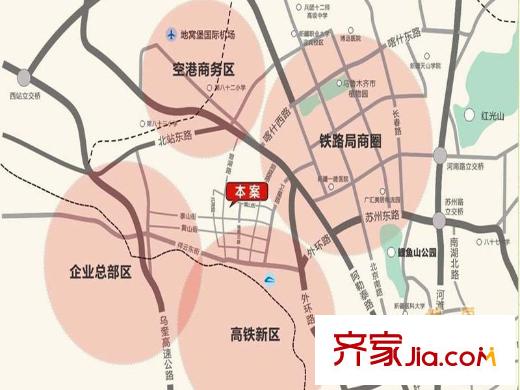 中建?幸福里交通圖