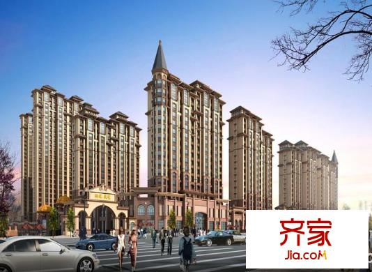 呈信鉑晶灣全景效果圖