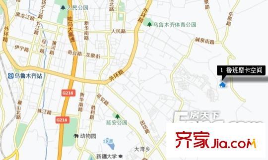 魯班摩卡空間交通圖