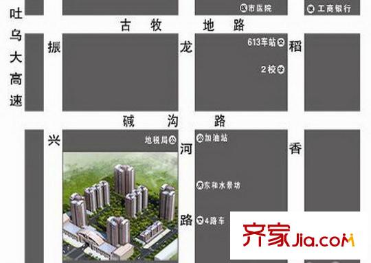 龍河雅居周邊配套地圖交通