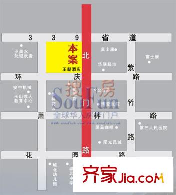 永盛廣場交通圖