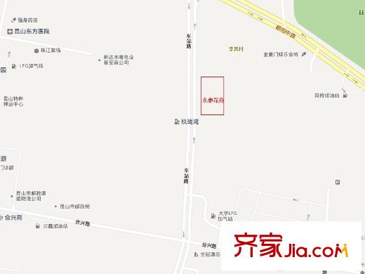 永泰花苑交通圖